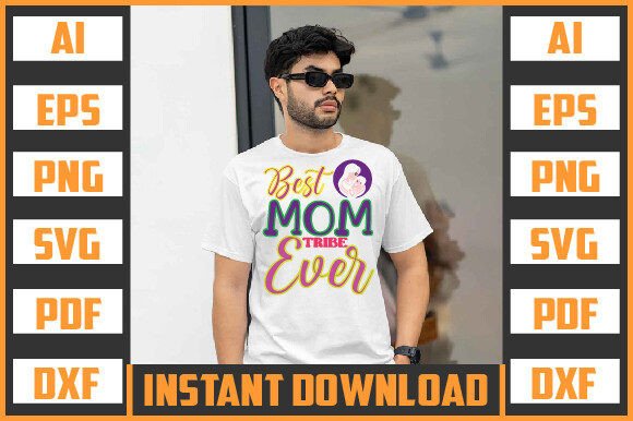 BEST MOM TRIBE EVER SVG Design Review