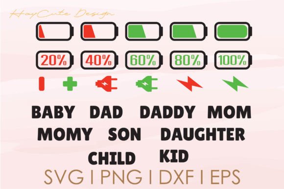 Matching Family Low Battery Svg Bundle Review