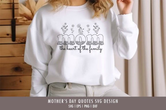Mom the Heart of the Family - SVG Review