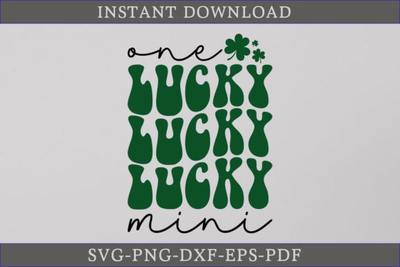 One Lucky Mini Retro Gift Shirt SVG File Review