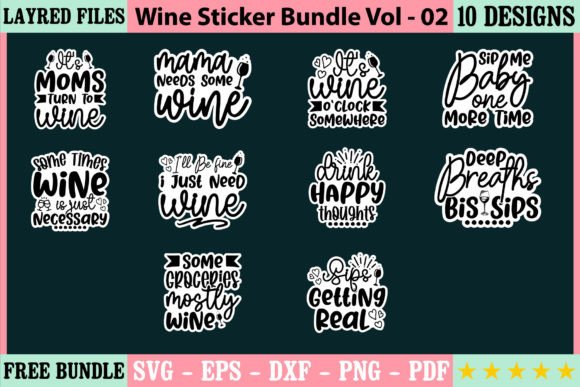 Wine Sticker Bundle Vol - 02: A Designer's Real-World Embroidery Review